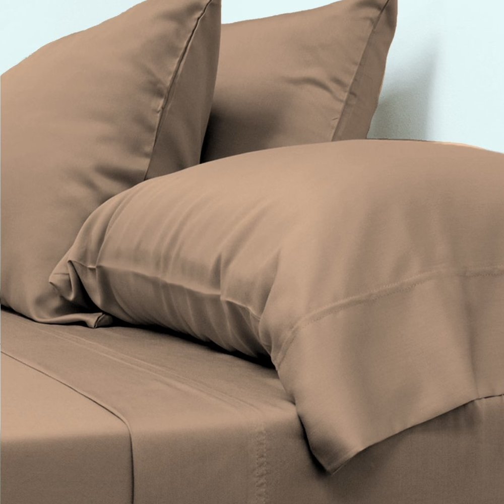 Luxury Bamboo 6 Piece Sheet Set, Mocha